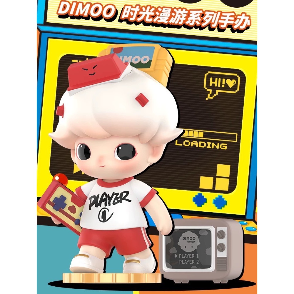 พร้อมส่งจากไทย แบบสุ่ม Model Pop Mart : Dimoo time roaming งานลิขสิทธิ์ของแท้