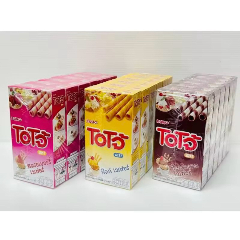 OJO โอโจ้ เวเฟอร์แท่ง แพ็ค 6 มีให้เลือก3 รสชาติ อร่อยมาก
