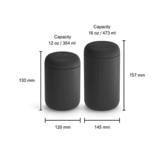 FELLOW - Carter Wide Mug 12 ออนซ์ Tumbler กระติกน้ำ เก็บอุณหภูมิ ขวดน้ำ แก้วน้ำเคลือบเซรามิก