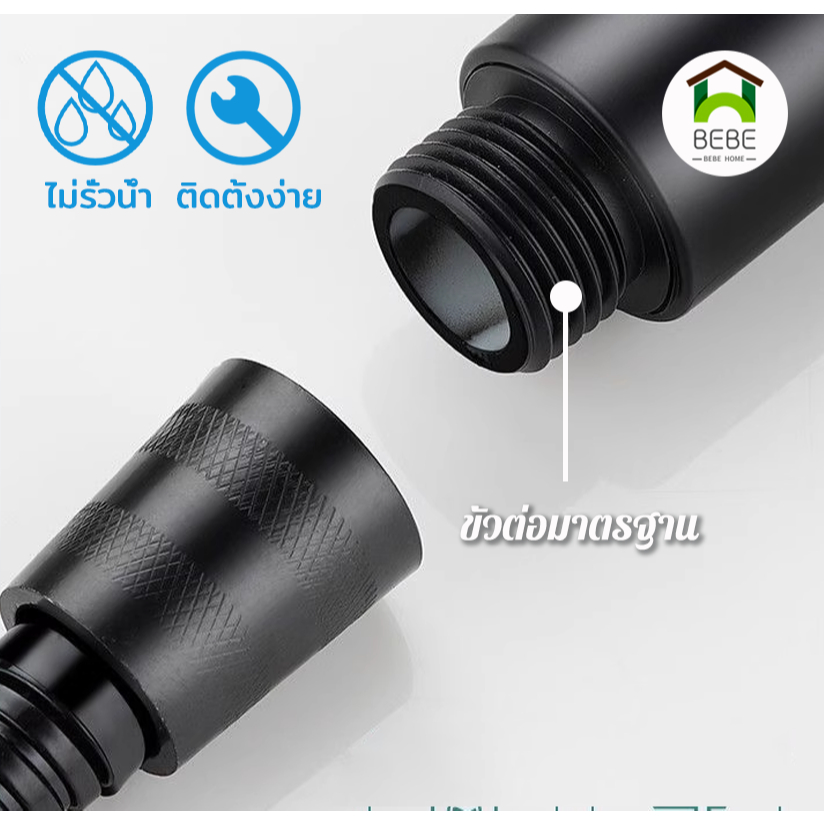 [กรองน้ำ]ฝักบัวแรงดันสูง ฝักบัวกรองน้ำ ปรับ 5 โหมด จากวัสดุABSคุณภาพดี100% หัวฝักบัว ประหยัดน้ำ ราคา ถูกที่สุด ดีลบีเคเค แกลเลอรีภาพที่ 9