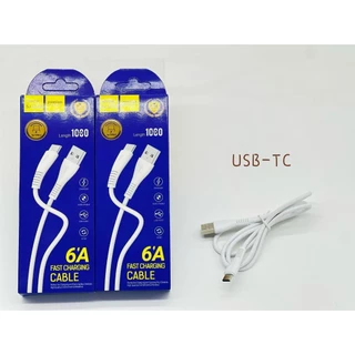 สาย ชาร์จUSB ชาร์จเร็ว 6A A2-02 สายชาร์จ Micro /TC สายยาว 1เมตร แบบ USB FASTER CHARGING ของแท้