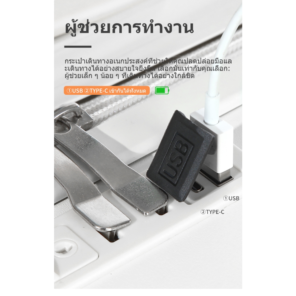 [ฟังก์ชั่นการชาร์จ USB] กระเป๋าเดินทาง 18/20/24นิ้ สามารถนำขึ้นเครื่องบินได้โดยตรง กระเป๋าล้อลาก