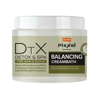 ทรีทเม้นท์ดีท็อกซ์ โลแลน LOLANE PIXXEL DETOXIFIER HAIR AND SCALP CREAMBATH