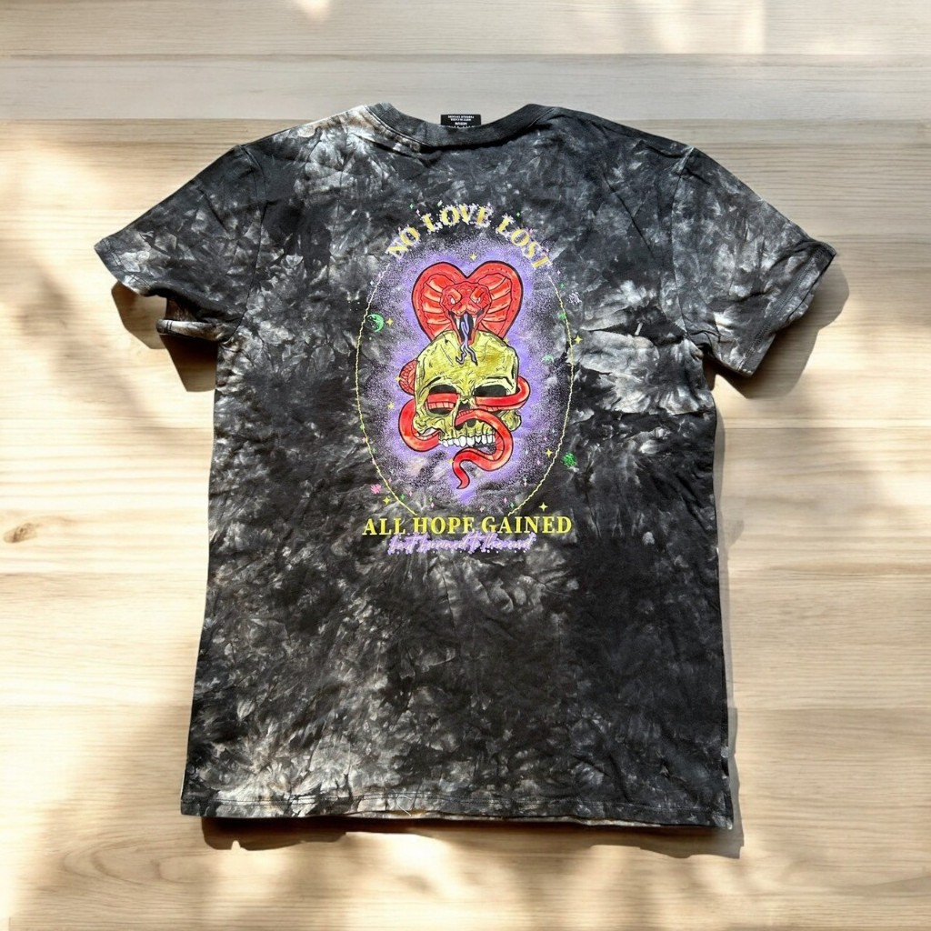 เสื้อยืดแขนสั้น Empyre Laynie Skull Black&Grey Tie Dye Tee รับประกันของแท้ มือ1 พร้อมส่ง