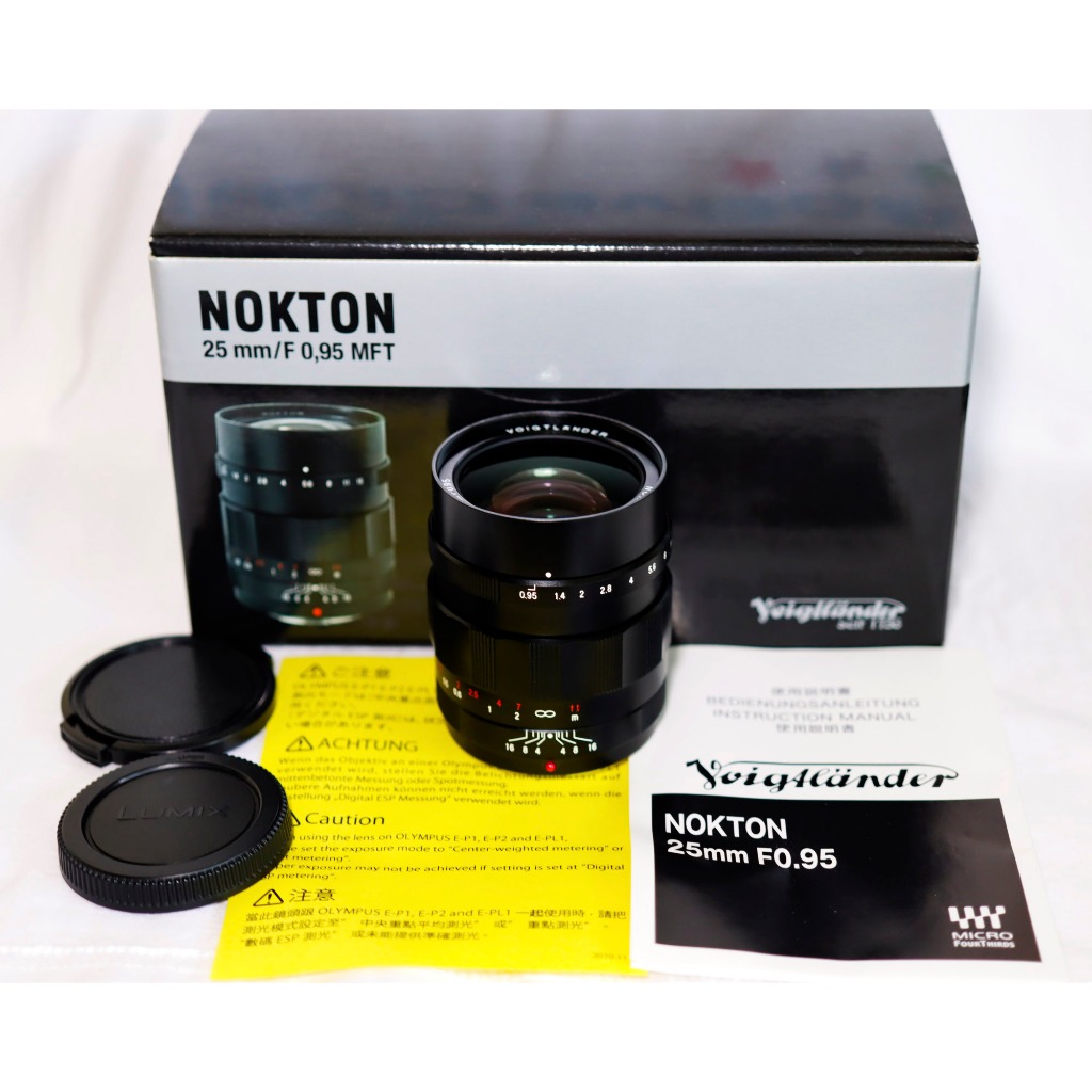 Voigtlander Nokton 25mm F0.95 เลนส์สำหรับกล้อง Panasonic และ Olympus ในระบบ MFT eq. 50mm f0.95 ถ่ายไ