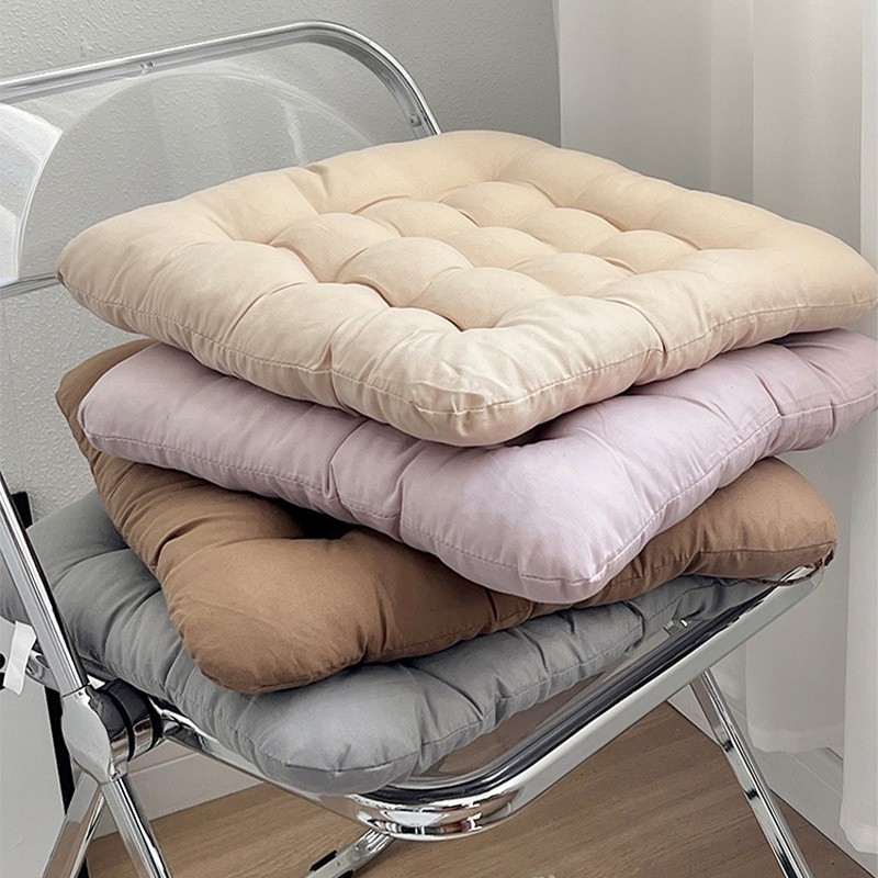 เบาะรองนั่ง เบาะรองนั่งเก้าอี้ ขนาด40x40cm หนานุ่มนั่งสบาย ใช้พิงหลังได้ เบาะรองนั่งทรงสีเหลี่ยม - รูปที่ 3