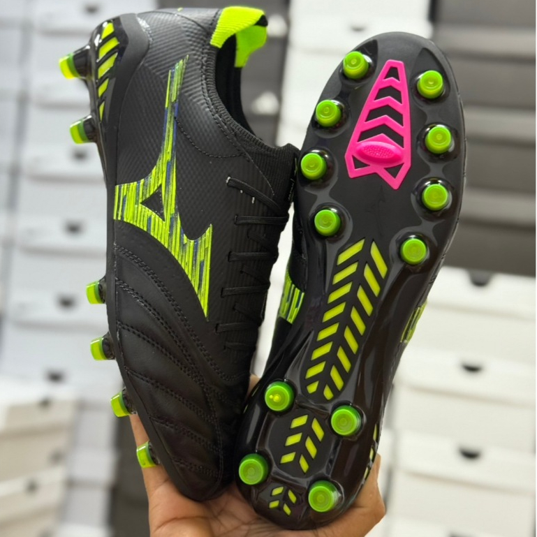รองเท้าฟุตบอล สตั๊ด รองเท้า Mizuno รุ่น MORELIA NEO III ถ่ายจากสินค้าจริง(แถมดันทรง+ถุงผ้า+กล่อง)ใส่ไม่ได้เปลี่ยนได้