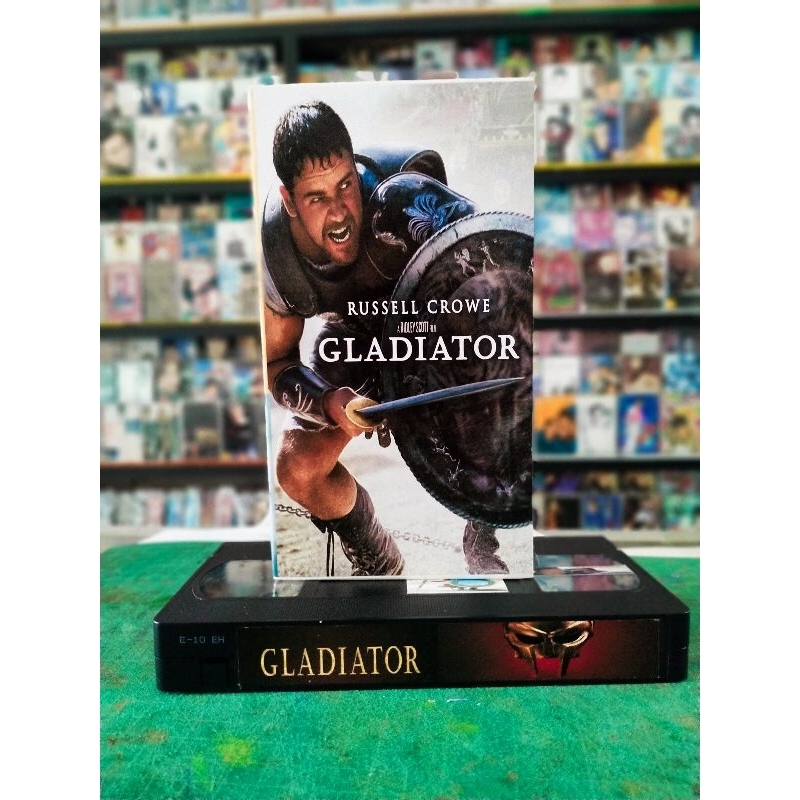 ม้วนวีดีโอVHSเสียงไทยเรื่อง นักรบผู้กล้าผ่าแผ่นดินทรราช Gladiator(2000)
