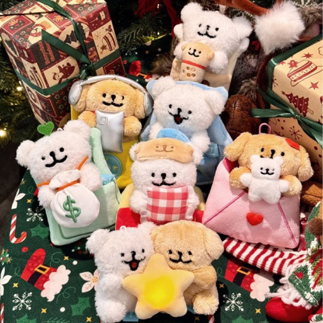 (พร้อมส่ง) ยกbox กล่องสุ่ม Maltese Packed With Good Luck พวงกุญแจตุ๊กตามอลทีสเครื่องราง