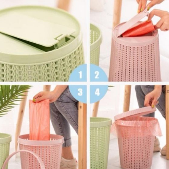 สินค้าพร้อมส่ง#ถังขยะเปลี่ยนถุงได้ในตัว# แข็งแรง ใช้งานง่ายสะดวก ถุงต้องสั่งแยกกันค่ะ#F012