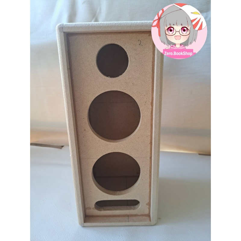 ตู้ลำโพงเสียงกลางDIY 3 นิ้ว 2 ดอก แหลม 2 นิ้ว 1 ดอก (ตู้ลำโพงเปล่า) ราคาสินค้าต่อ 1 ตู้