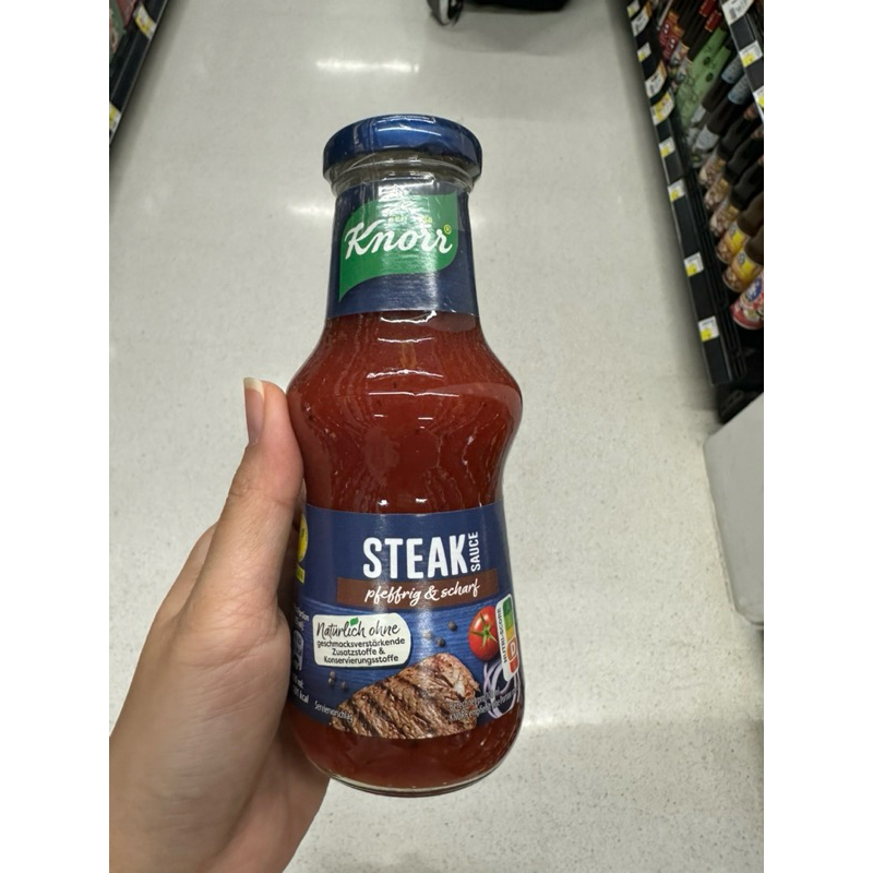 Knorr Steak Sauce 250 Ml คนอร์ ซอสสำหรับจิ้ม สเต็ก สเต็ก ซอส
