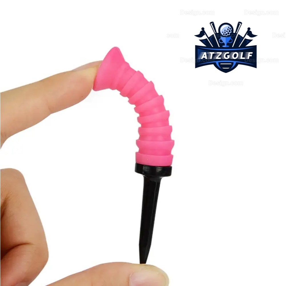 ATZ ทีกอล์ฟหัวซิลิโคน ยางสปริง 83mm Golf Tee Long Tee ทีสปริง ทีออฟ ถนอมหัวไม้เป็นรอย (ราคา/ชิ้น)