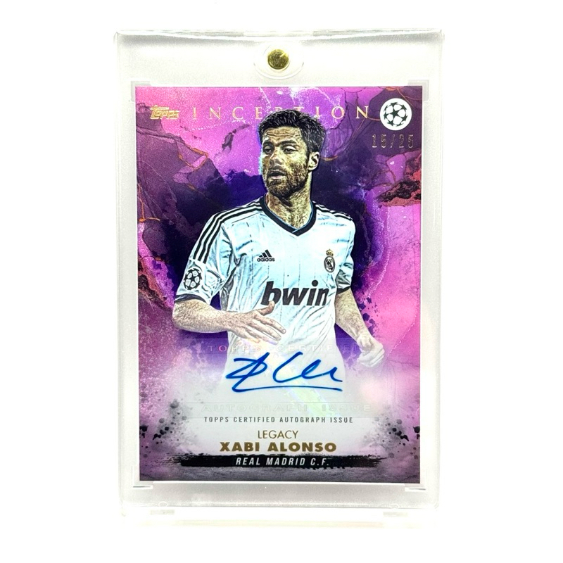 Topps Inception XABI ALONSO REAL MADRID C.F. Autograph /25