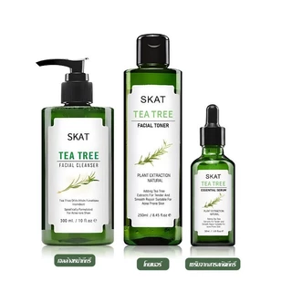 ชุดสำหรับสิว SKAT TEA TREE โทนเนอร์ ช่วยป้องกันปัญหาสิว และกระชับรูขุมขน 250ml (สินค้าโล๊ะสต๊อก)