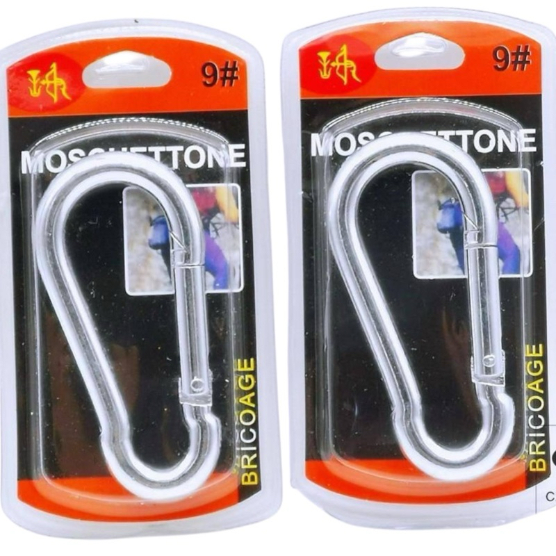 ส่งด่วน!! 2 วัน คาราบิเนอร์ 9 cm. แข็งแรง รับน้ำหนักได้ เหมาะกับ ไต่เขา โยคะ ฟิตเนส
