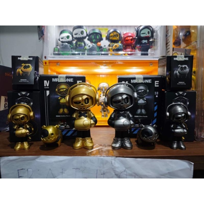 mr.bone gameman special color(panda gold and silver) ใหม่ [พร้อมส่ง]