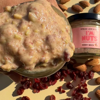 เนยถั่วพิสตาชิโอ้ อัลมอนด์ แครนเบอร์รี่ Pistachio Berry Much คลีน ไม่มีน้ำตาล ไม่ผสมน้ำมัน