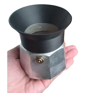 กรวยกรอกกาแฟ Bialetti Moka Pot Express ทรงลึก กว้าง 3 cup 6 คัพ+ ที่รองกรวยกรองกาแฟ