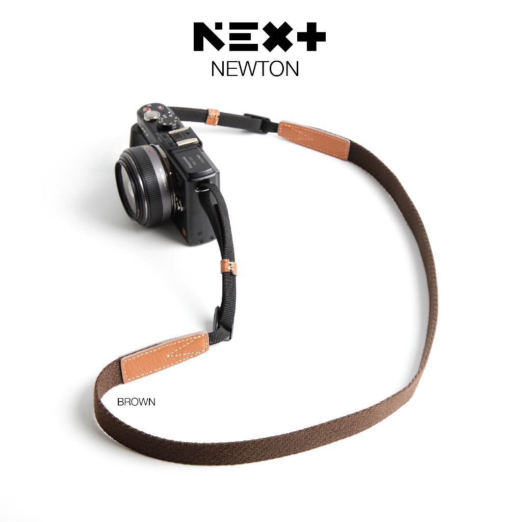 สายคล้องกล้องแบบผ้า สายสะพายกล้อง ปลายไนลอน ปรับความยาวได้ Next Photographic รุ่น NEWTON
