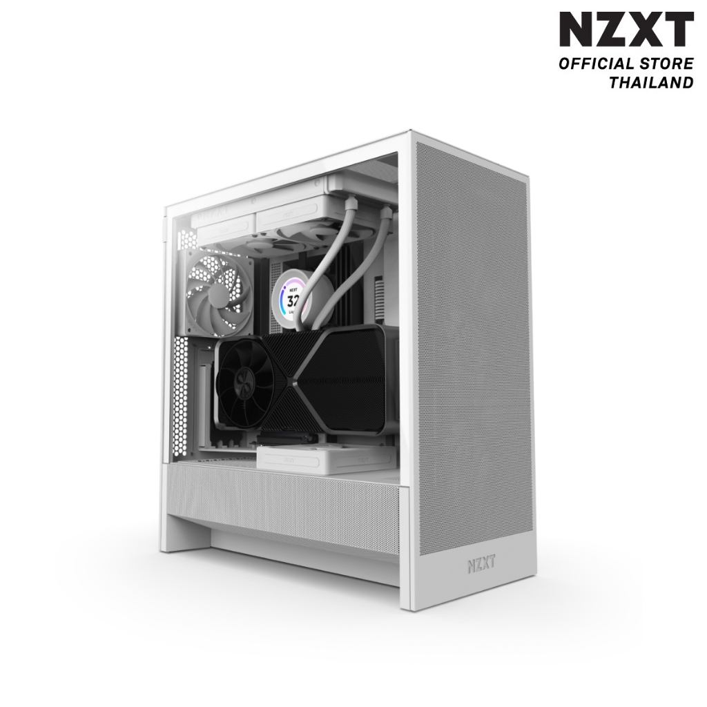 CASE NZXT H5 FLOW (2024) WHITE : CC-H52FW-01