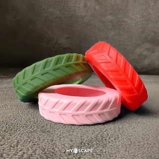 MYESCAPE เคสล้อกระเป๋าเดินทาง Silicone Rubber ช่วยปกป้องและยืดอายุการใช้งานของล้อ