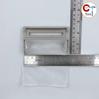 (1ชิ้น) ถุงกรองเศษผ้าเครื่องซักผ้า ของแท้ LG ฝาบน ถังเดี่ยว 7-14kg ขนาด 4นิ้วx2.5นิ้ว อะไหล่แท้แอลจี
