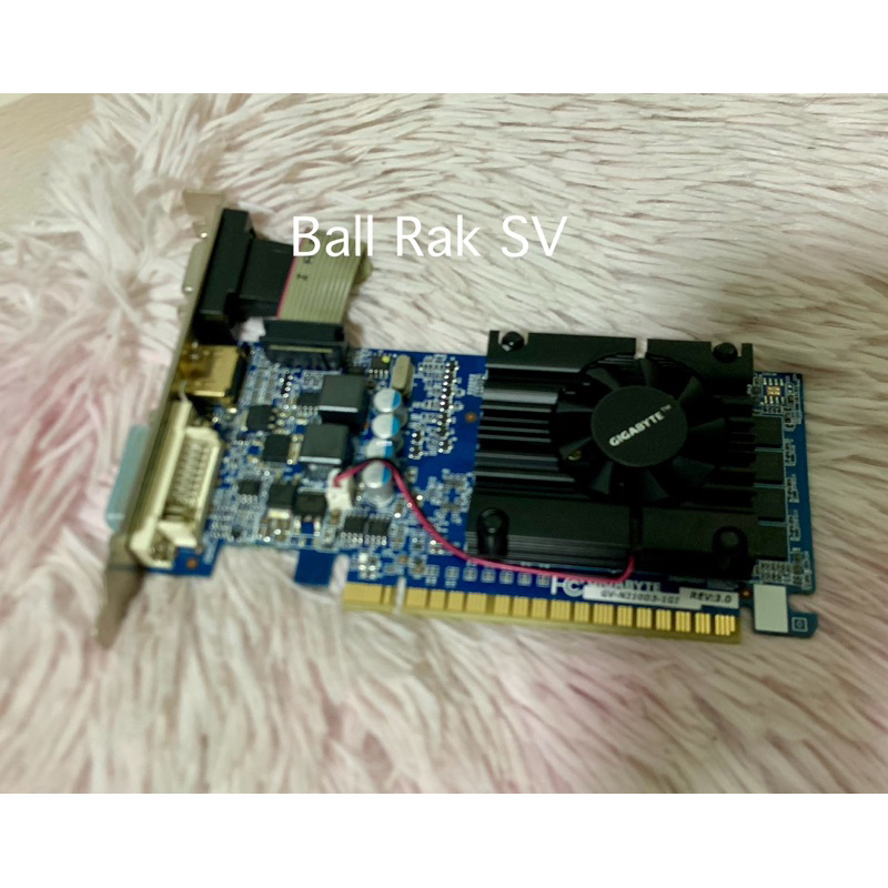 การ์ดจอ GIGABYTE  GV-N210D3-1GI​ GT210 1Gb.​ DDR3