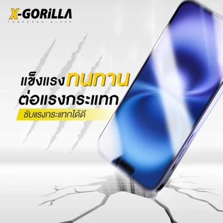 X-GORILLA ฟิล์มกระจกกันเสือกแบบด้าน กรองฝุ่นเข้าลำโพง สำหรับ iphone 3D PRIVACU เต็มจอ รับประกัน90วัน