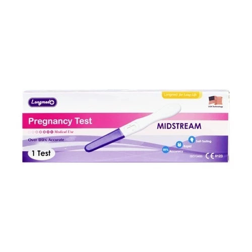 ไม่ระบุสินค้า ส่งไว✨✅ ที่ตรวจครรภ์ แบบแม่นยำ จุ่ม หยด ปากกา LONGMED Pregnancy Test ตรวจท้อง ความไวสูง ที่ตรวจตั้งครรภ์