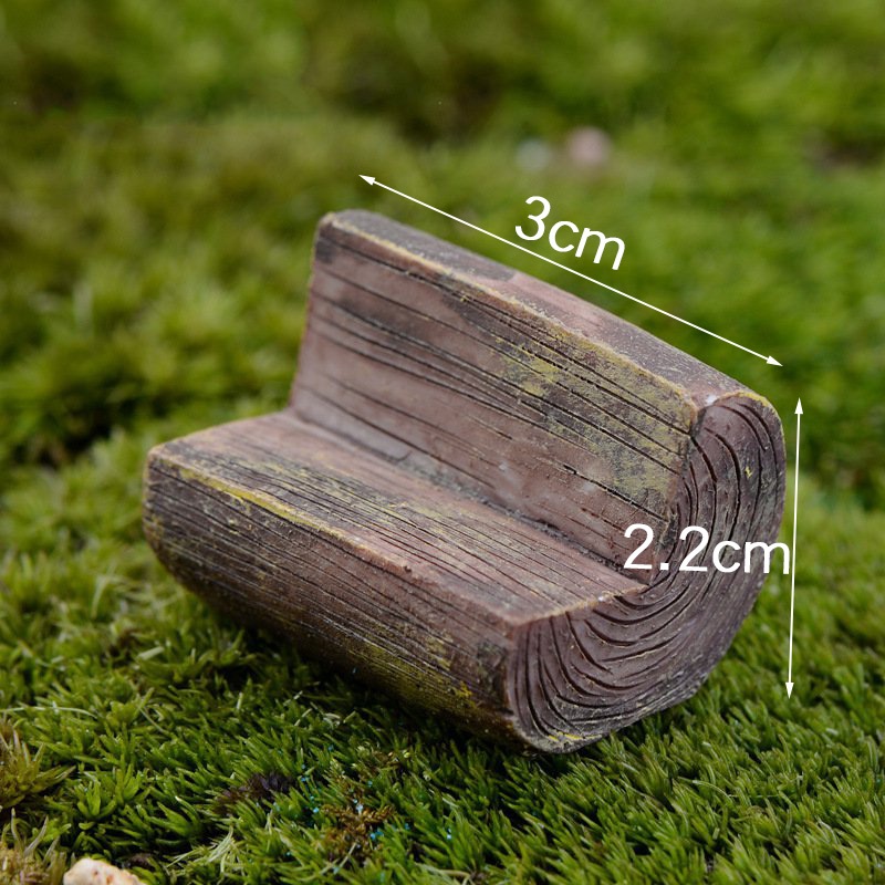 โมเดลม้านั่ง ม้านั่งมีที่พิง ม้านั่งตกแต่งสวนและภูมิทัศน์ขนาดเล็ก - รูปที่ 2