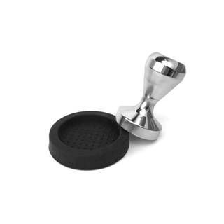 พร้อมส่ง!! Tamper กดกาแฟ 51มิล/58มิล สแตนเลส พร้อมยางซิลิโคนรองแทมเปอร์