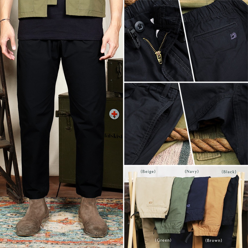 Simple&Raw - SK848 Compass Ripstop (Black)