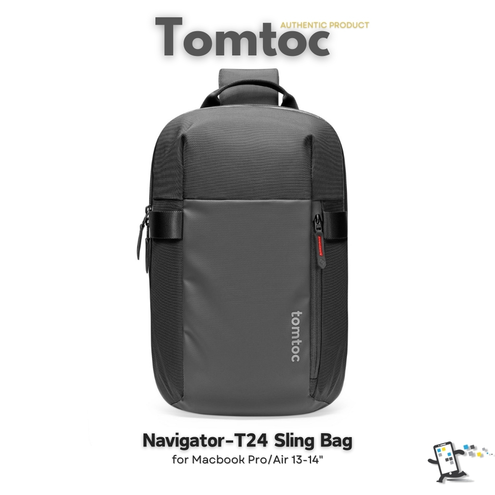 Tomtoc Navigator-T24 Sling Bag กระเป๋าสำหรับ Macbook Pro, Macbook Air ขนาด 13"- 14"
