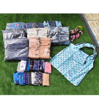 กระเป๋าผ้าซองในตัวยกลัง(มี50ชิ้น) คละลาย คละสี GA-3