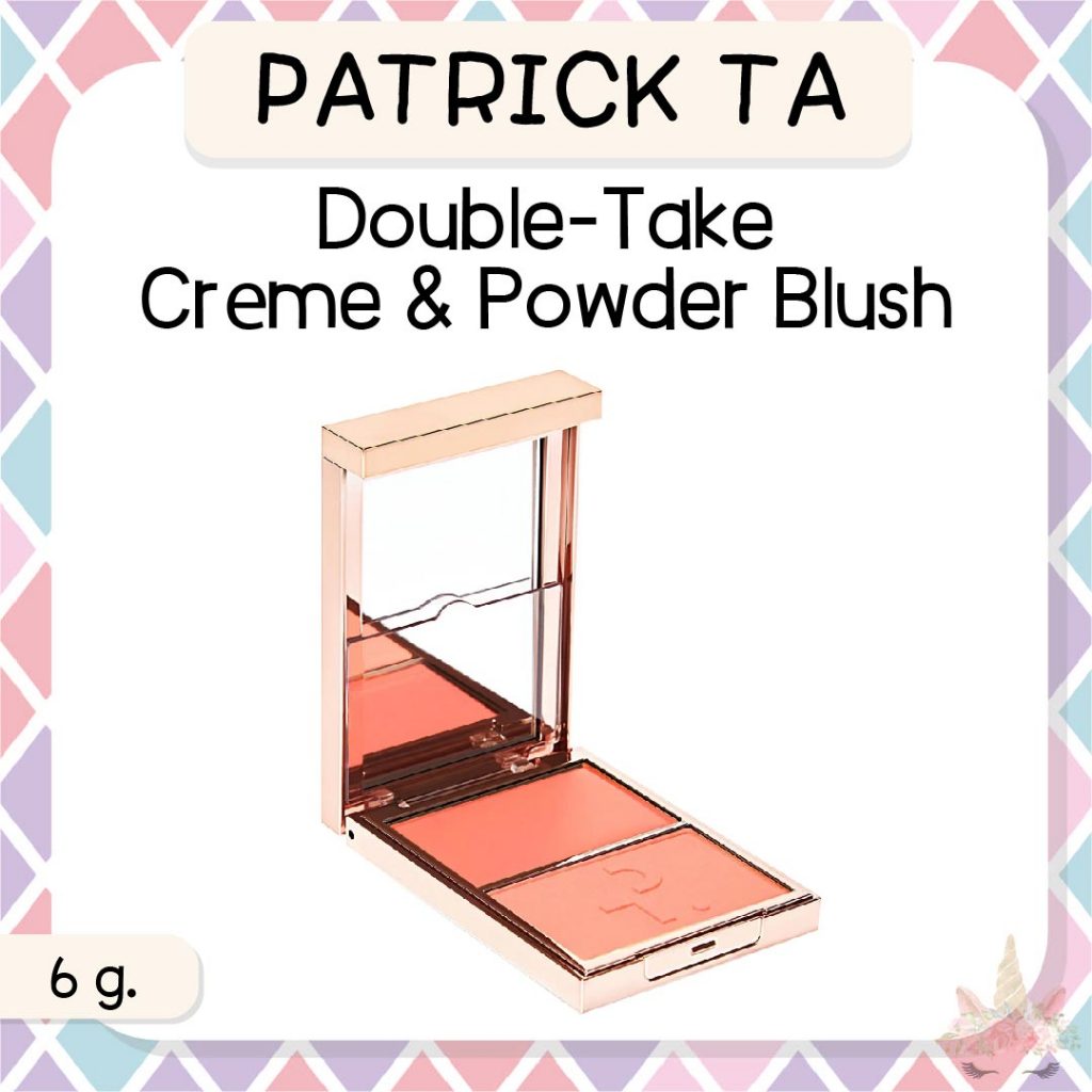*ทุกสีพร้อมส่ง/ของแท้‼️* Patrick Ta Major Headlines Double Take Creme & Powder Blush Duo บลัชออนตัวดัง 6 g.