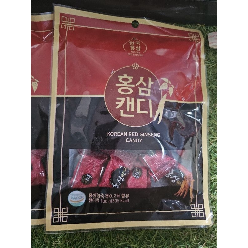 ลูกอมโสมแดงเกาหลี korean red ginseng candy