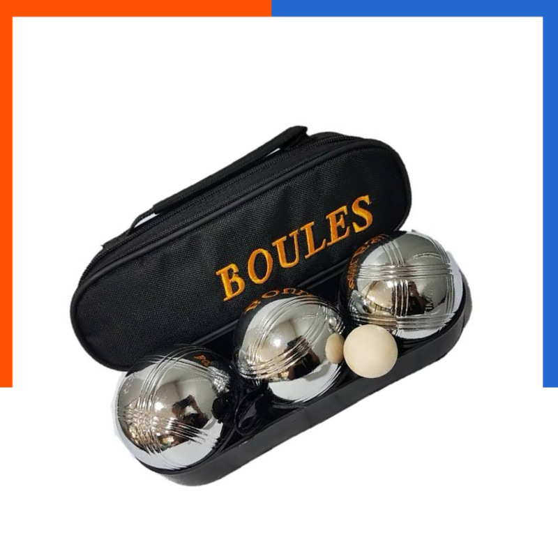 เปตอง Boules ลูกเปตอง ของแท้บริษัท 100% มีมาตรฐาน คละลายได้ แถมกระเป๋า และลูกแก่น เชือกวัดระยะ เปตองแข่งขัน ลูกเหล็ก