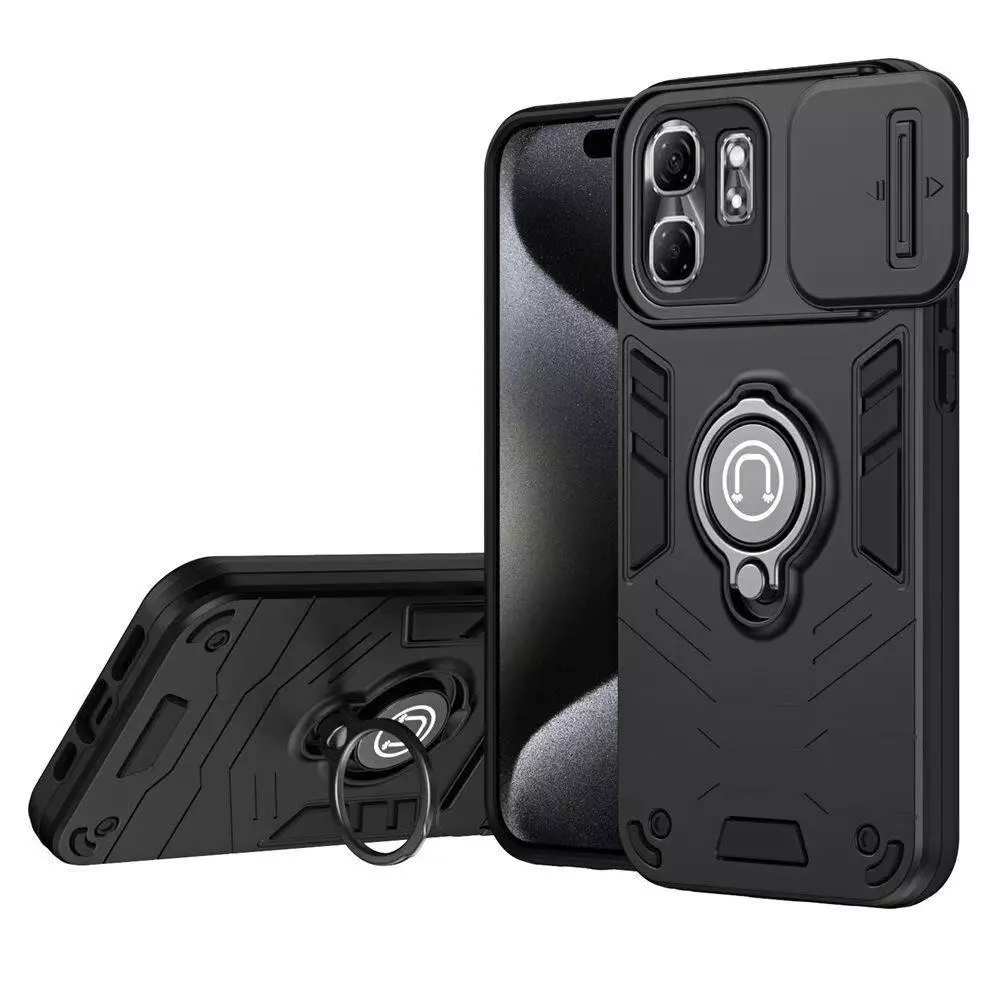เคสกันกระแทก แม่เหล็กส ไลด์กล้อง ใช้สำหรับ iNfinix Smart9 Smart8 / iNfinix Hot50i Hot40i ขาตั้ง อินฟินิกซ์ Smart9