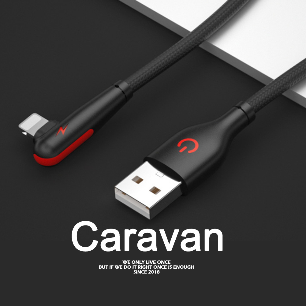 A# Caravan Crew for ไอโฟน Cable สายชาร์จเร็ว แบบถักสาย
