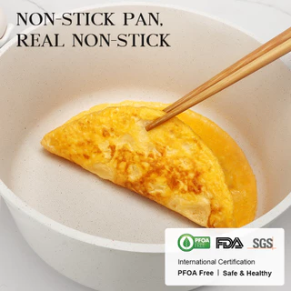 GIPP หม้อซุปเซรามิค ปลอดสารพิษ PFAS& PTFE& PFOA 24/28 ซม.พร้อมฝาปิด สําหรับเตาทุกประเภท (แก๊ส ไฟฟ้า และการเหนี่ยวนํา)