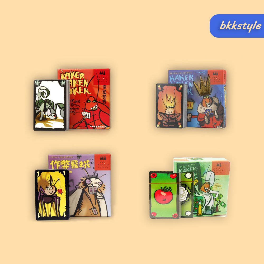 Kakerlaken Poker เกมปั่นประสาทเหล่าสัตว์กวน หลอกให้รับ จับให้มั่น อย่าให้พวกมันเต็มมือ 📌 พรีออเดอร์ 2-4วัน