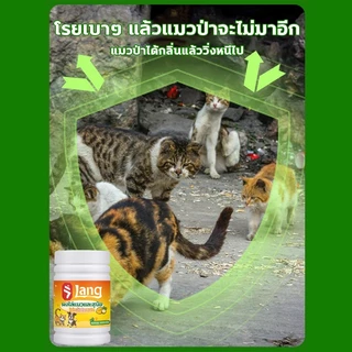 🐈แมวได้กลิ่นจะหนีไป🐈ผงไล่แมว ยาไล่แมว ที่ไล่แมว ก้อนไล่แมว 450 กรัม โรยเบาๆ แล้วแมวป่าจะไม่มาอีก ใช้งานได้ยาวนาน