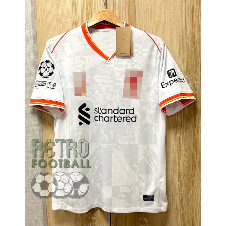 เสื้อฟุตบอล หงษ์แดง Third ชุดสาม เกรดแฟนบอล [ 3A ]2024/25 เสื้อเปล่าพร้อม ชื่อนักเตะ+อาร์มUCL รับประกันคุณภาพสินค้า