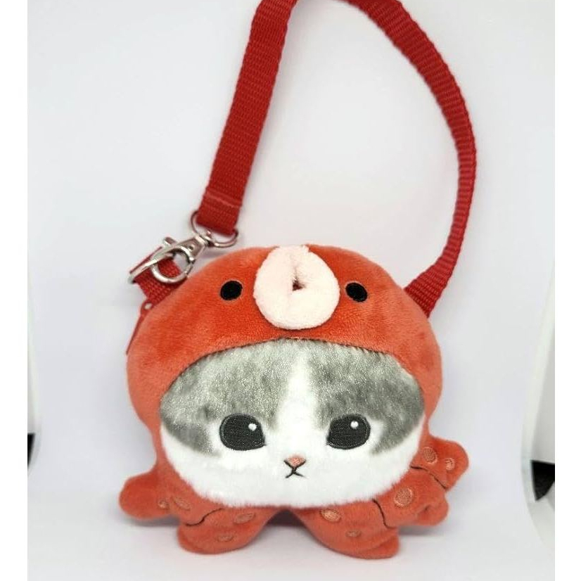 ( NEW🌟พร้อมส่ง ) กระเป๋า น้องแมว mofusand Octopus Cat Pass Case Plush ลิขสิทธิ์แท้ From Japan 🇯🇵