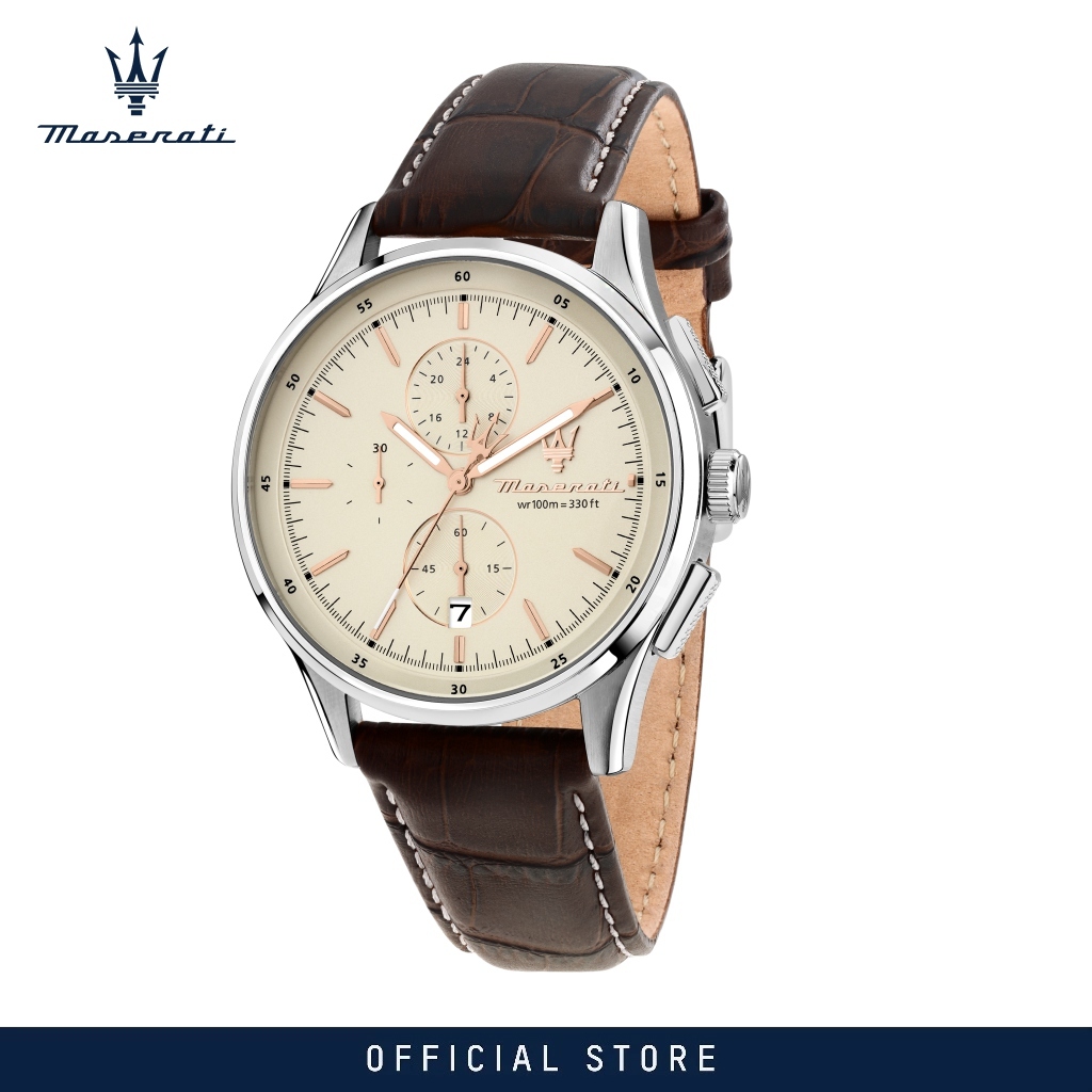 【2 Years Warranty】 Maserati Sorpasso 42mm Men's Quartz Watch Luminous Dial Hands R8871624010