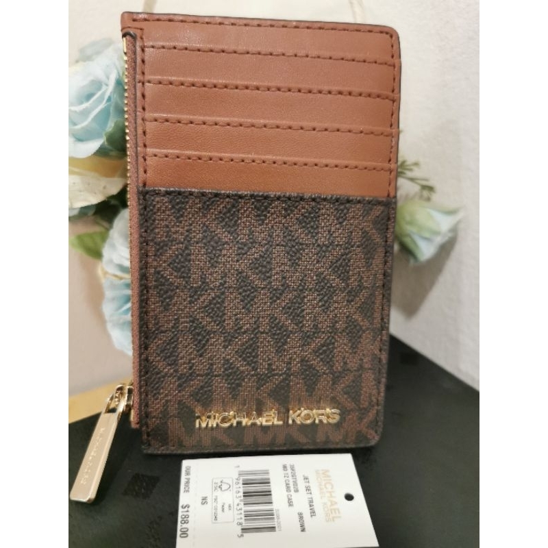 กระเป๋าใส่บัตร​ MK​ Michael​ Kors​ ของแท้​ มือ2​ ส่งฟรี