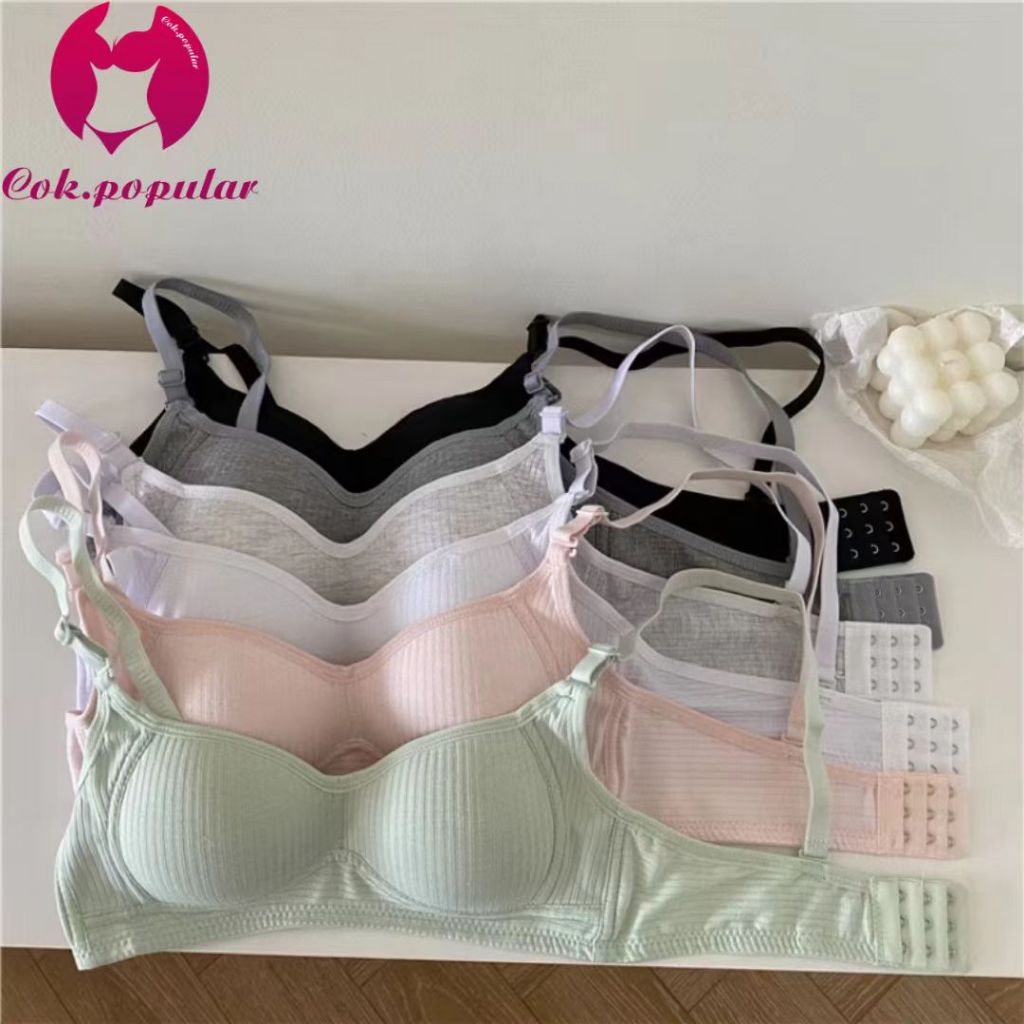 #012 เสื้อชั้นใน รูดปรับสายได้อบราสาวเกาหลีนุ่ม ใส่สบาย COK