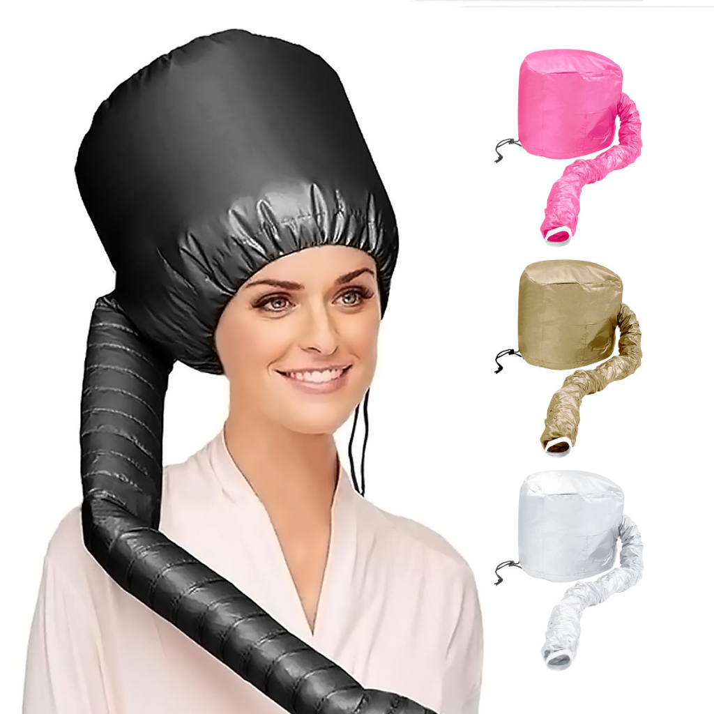 【สินค้าพร้อมแล้ว】หมวกเป่าผม แห้งไว แบบพกพา ถนอมเส้นผม