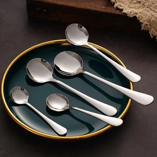ShopAt.Two[ST-1] ช้อน ส้อม มีด ช้อนสแตนเลสเกรดอาหาร SUS410